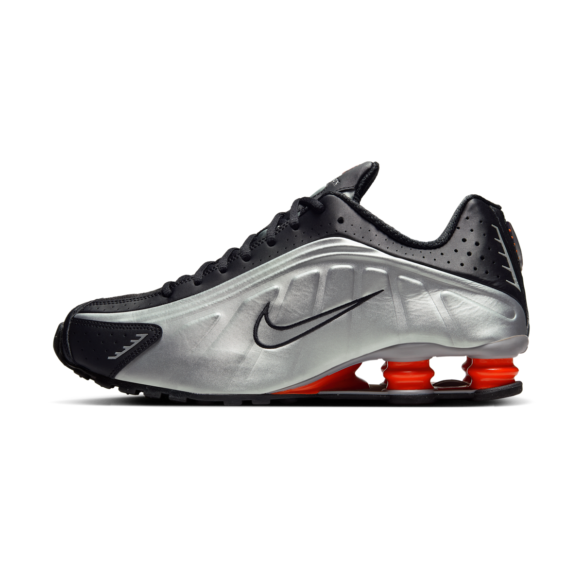 Nike Shox R4 Black Metallic Silver (2025)