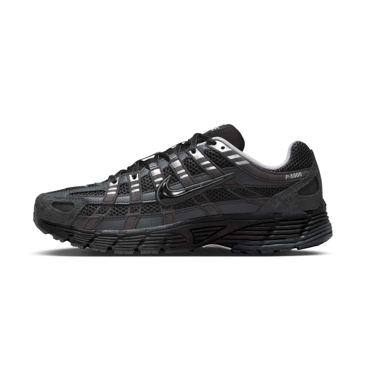 Nike P-6000 Suede Anthracite Metallic Silver