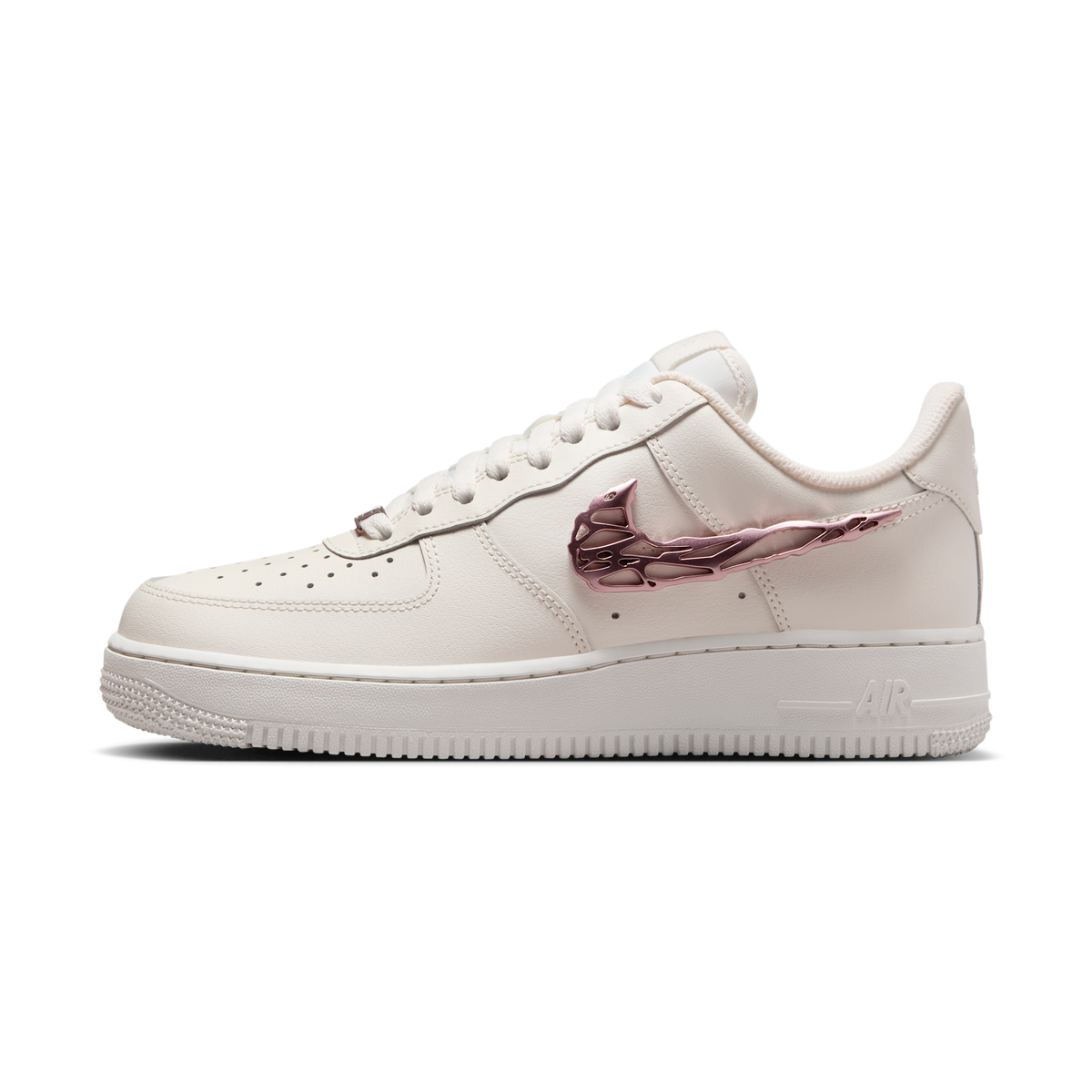 Nike Air Force 1 Low Liquid Metal Swoosh Metallic Rose Gold (Women's)