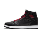 Jordan 1 Retro High Black Satin Gym Red