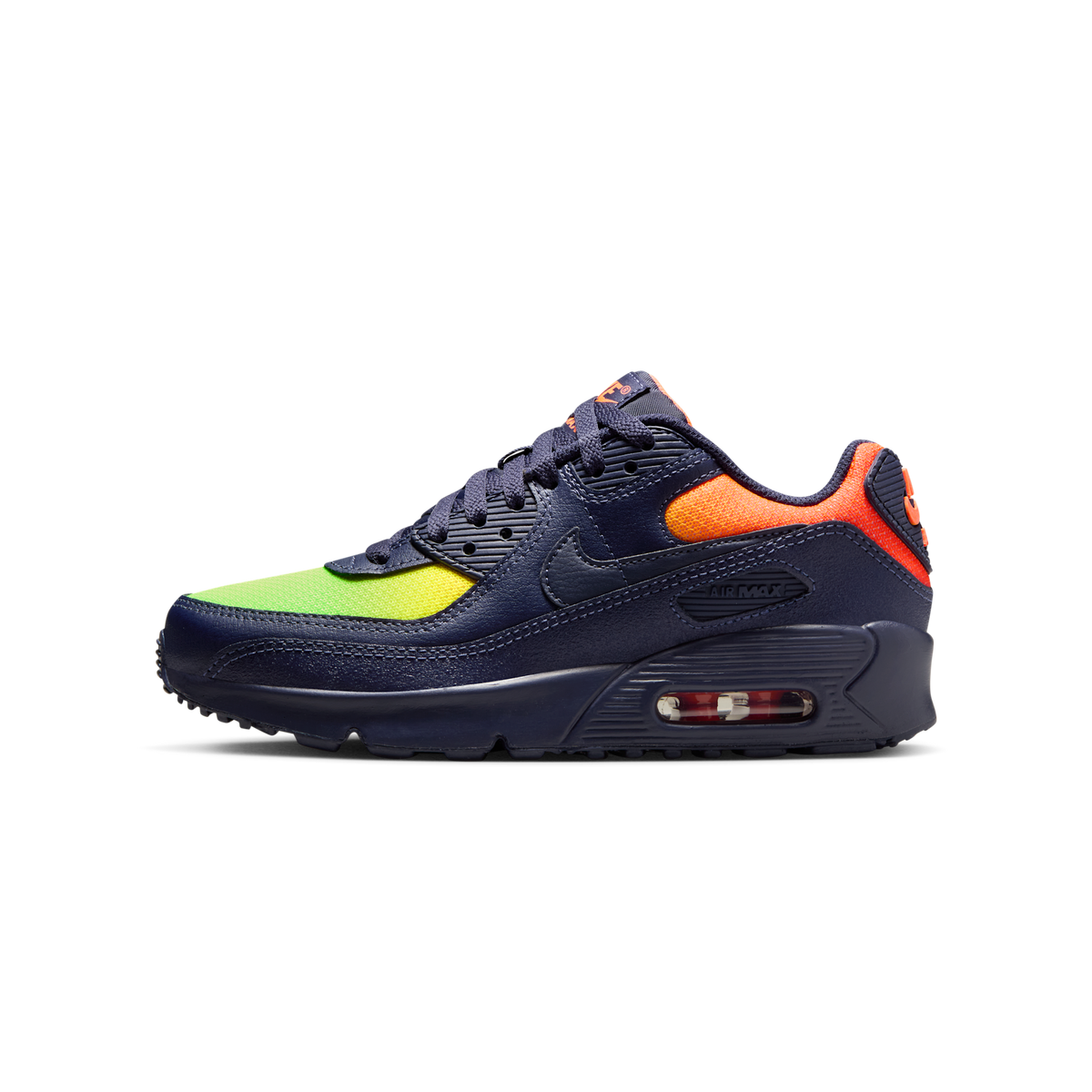 Nike Air Max 90 LTR Lemon Venom Blackened Blue (GS)