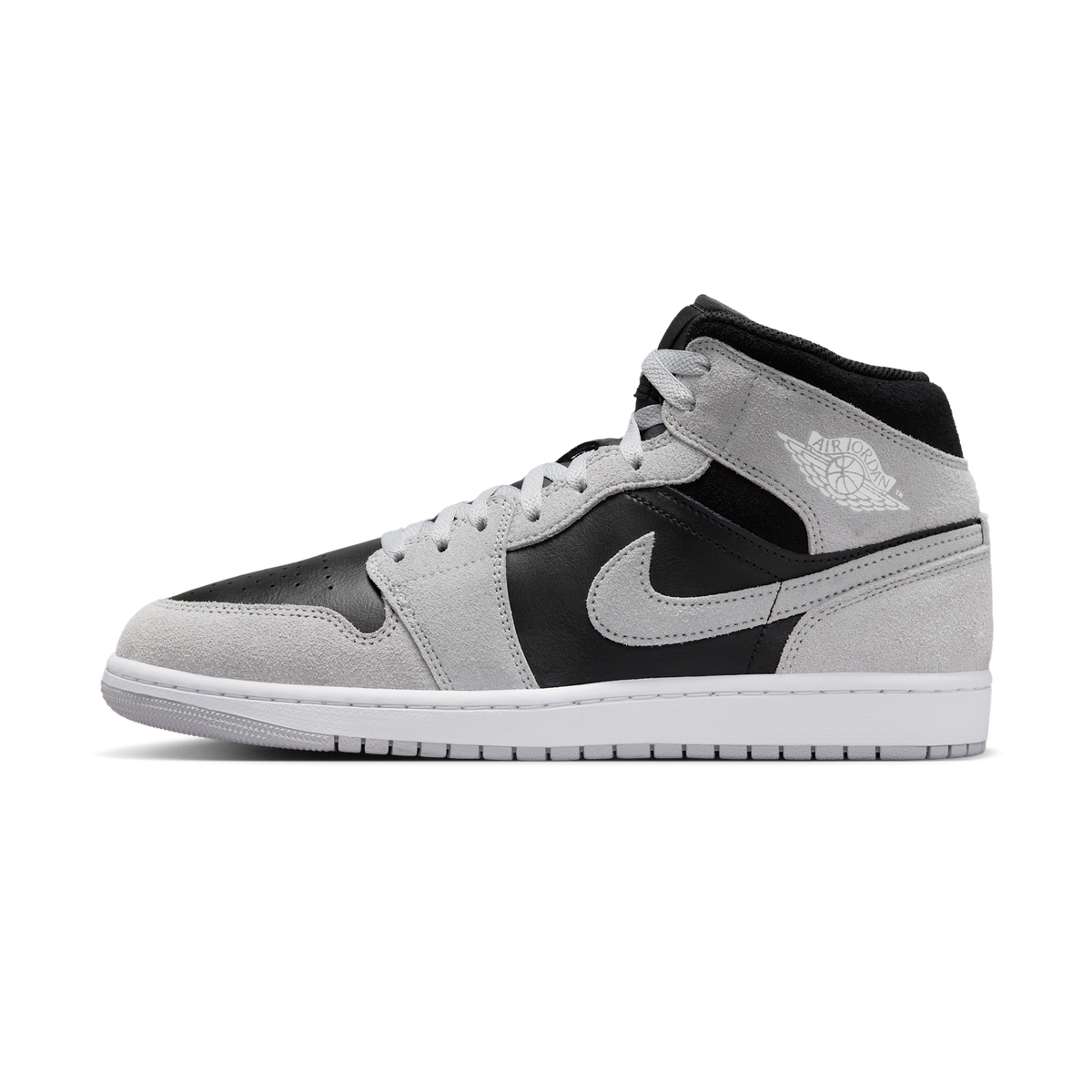 Jordan 1 Mid Light Smoke Grey Black