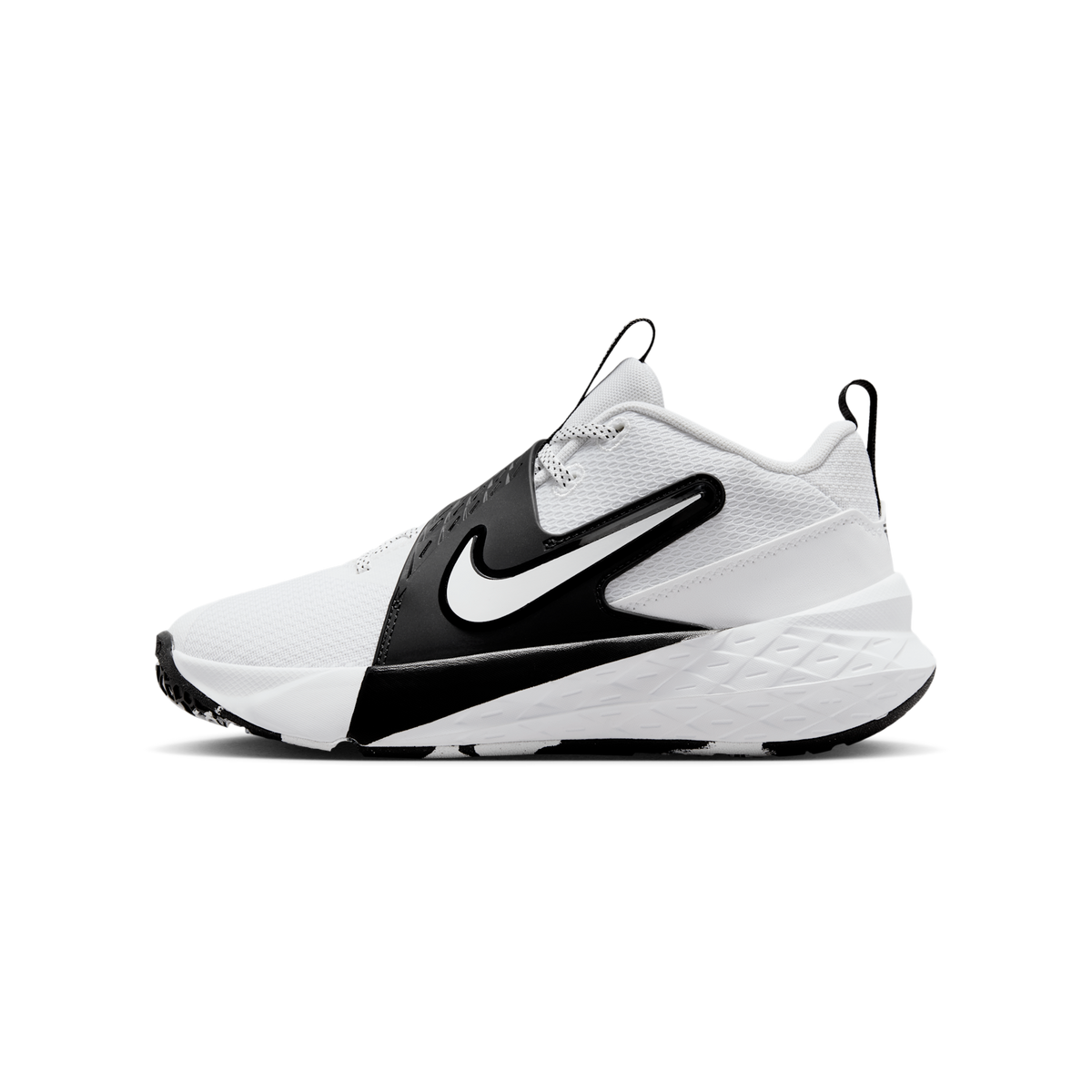 Nike Team Hustle D 12 White Black (GS)
