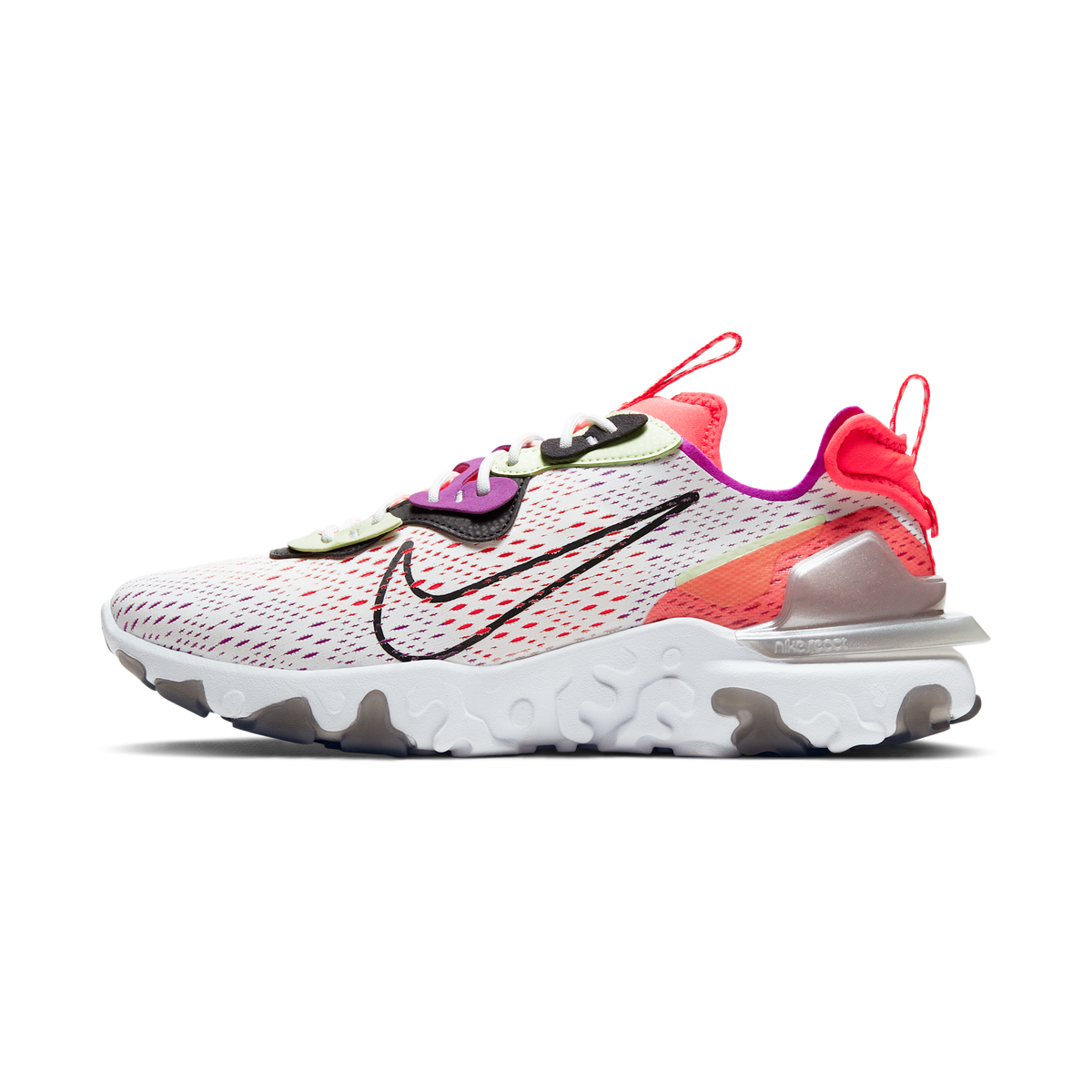Nike React Vision Barely Volt Laser Crimson