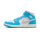 Jordan 1 Mid Dark Powder Blue White Sail Neutral Grey (Women's)