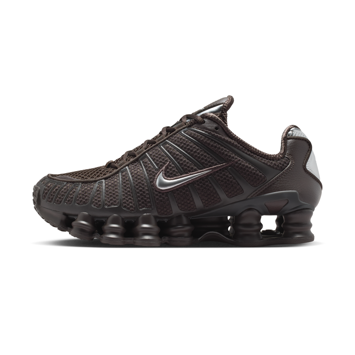 Nike Shox TL Velvet Brown Metallic Silver (Women's)