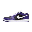 Jordan 1 Low Court Purple Black