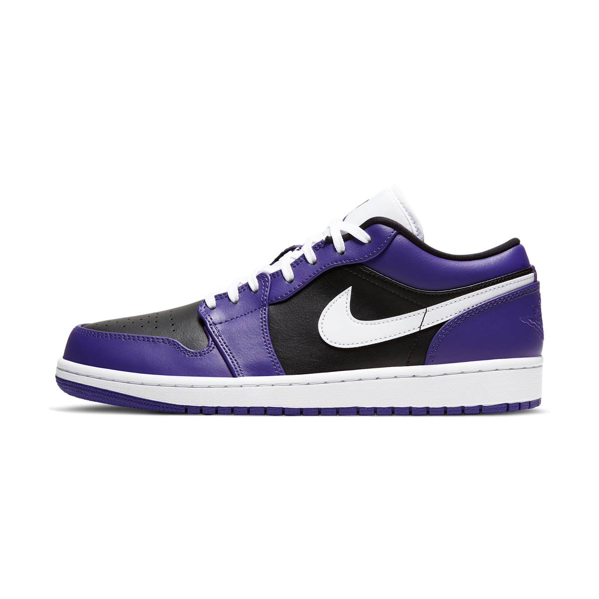 Jordan 1 Low Court Purple Black