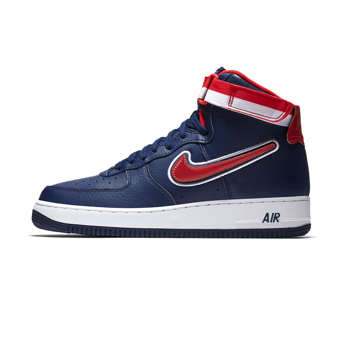 Nike Air Force 1 High Sport NBA Midnight Navy University Red