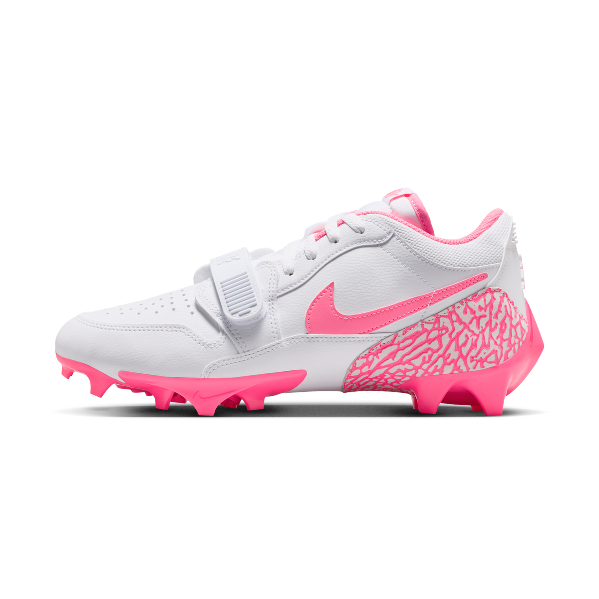 Jordan Legacy 312 Low TD Cleat White Digital Pink