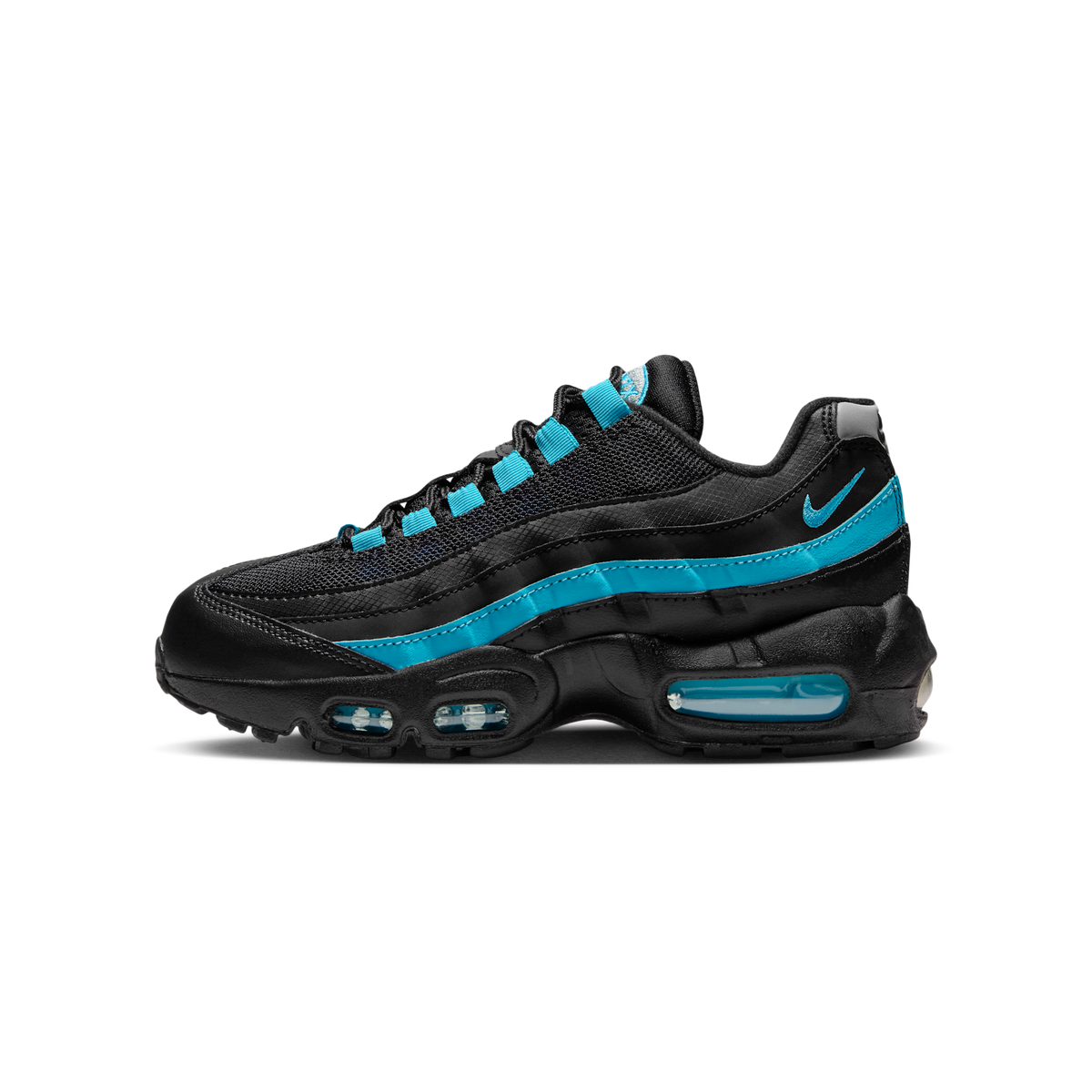 Nike Air Max 95 Recraft Black Pearl Grey Baltic Blue (GS) | II4053-010