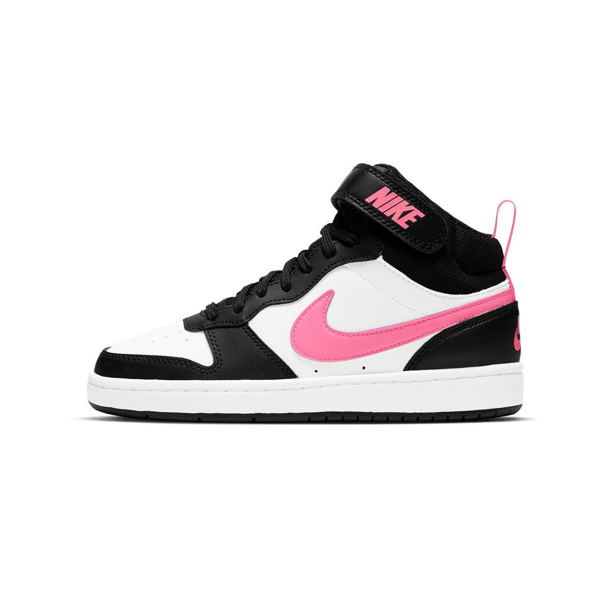 Nike Court Borough Mid 2 Black White Sunset Pulse (GS) | CD7782-005