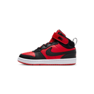 Nike Court Borough Mid 2 Black University Red (PS)