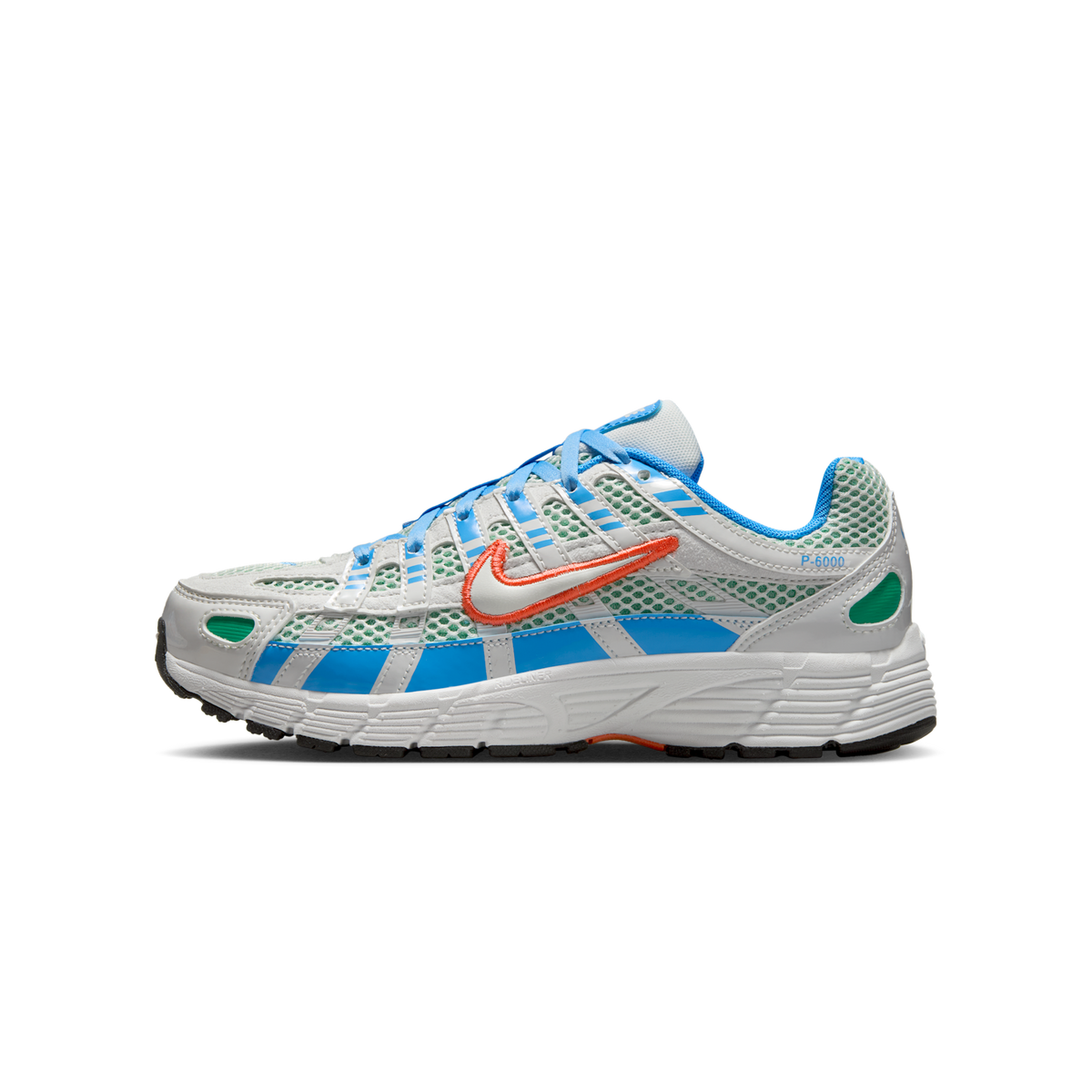 Nike P-6000 Summit White University Blue Stadium Green Magic Ember (GS)