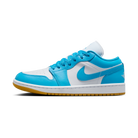Jordan 1 Low White Gum Light Brown Dark Powder Blue (Women's)