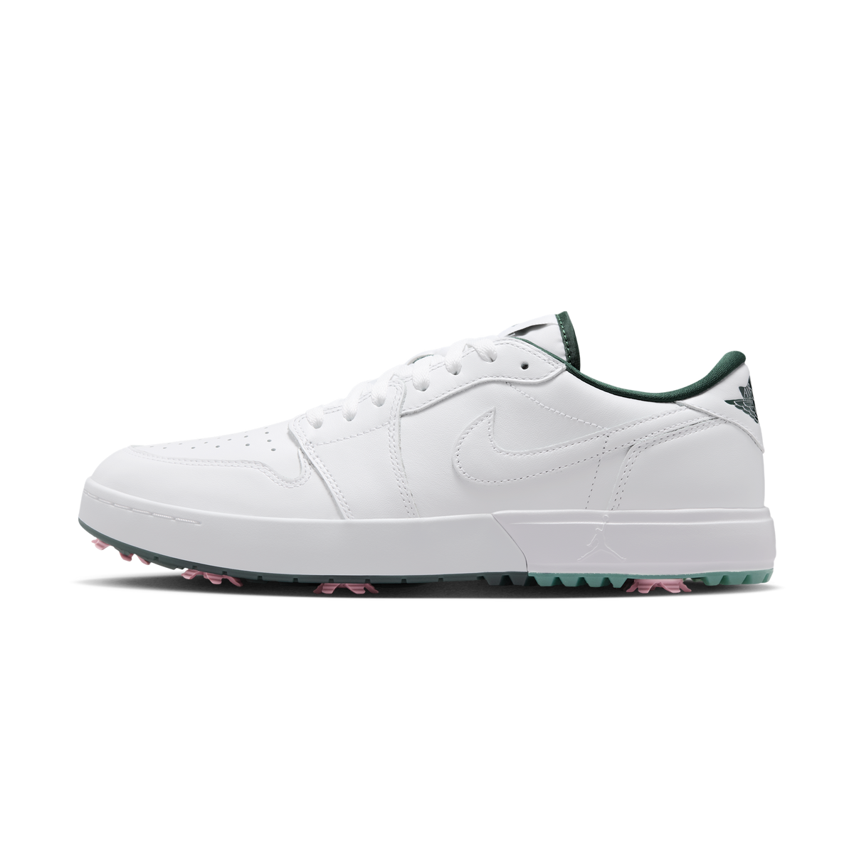 Jordan 1 Low Golf Spiked White Fir Elemental Pink
