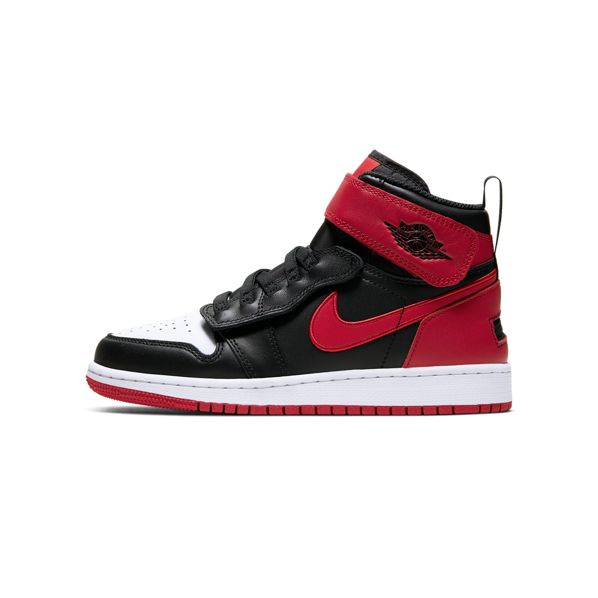 Jordan 1 High FlyEase Bred White Toe (GS)
