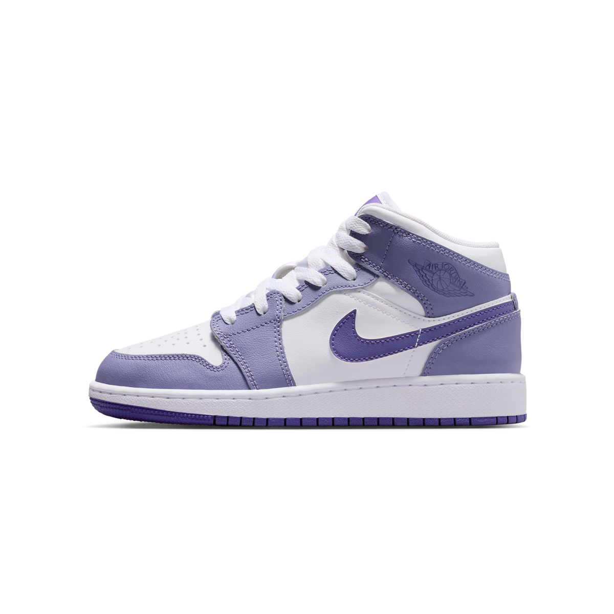 Jordan 1 Mid Dusty Amethyst White Court Purple (GS)