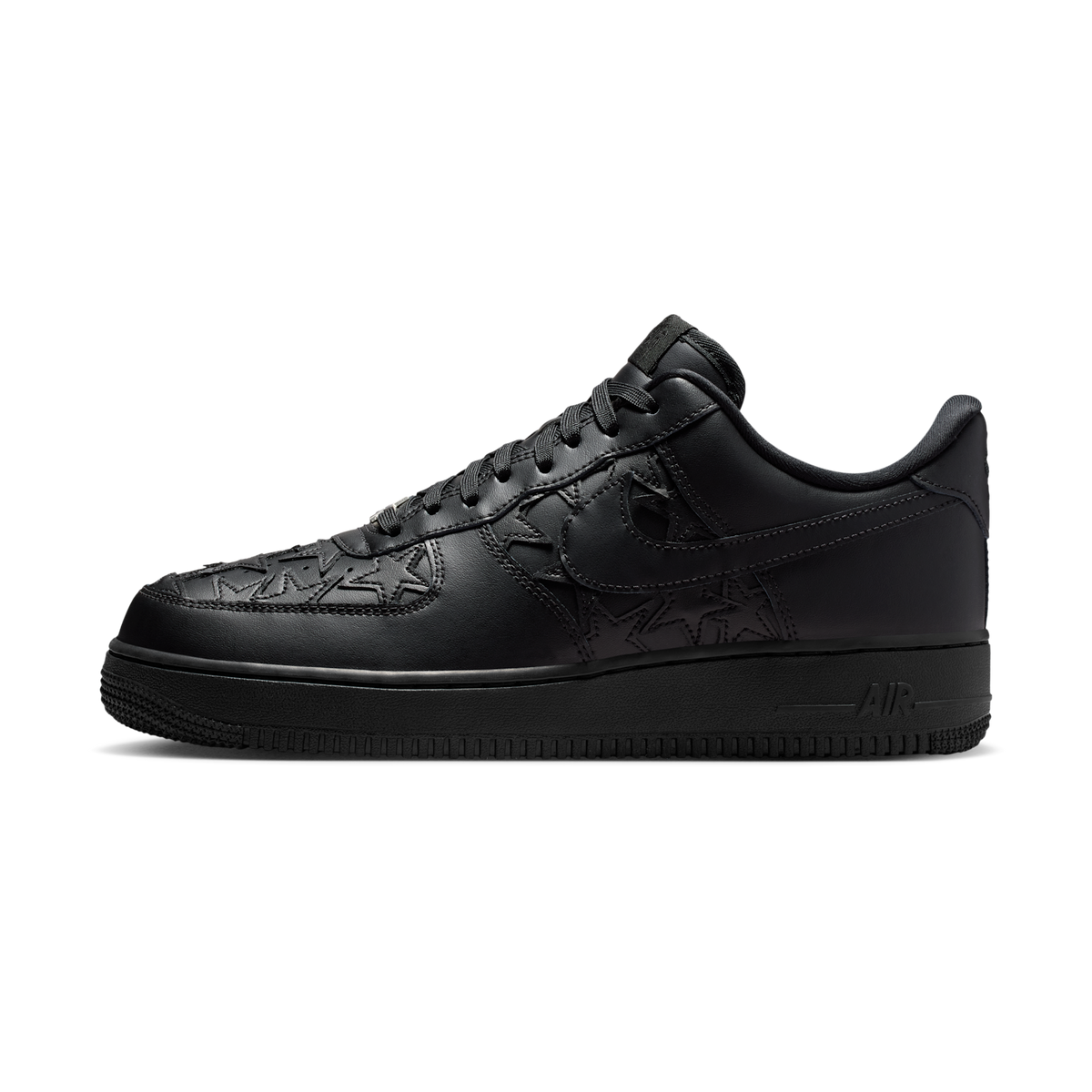 Nike Air Force 1 Low LV8 Triple Black Stars