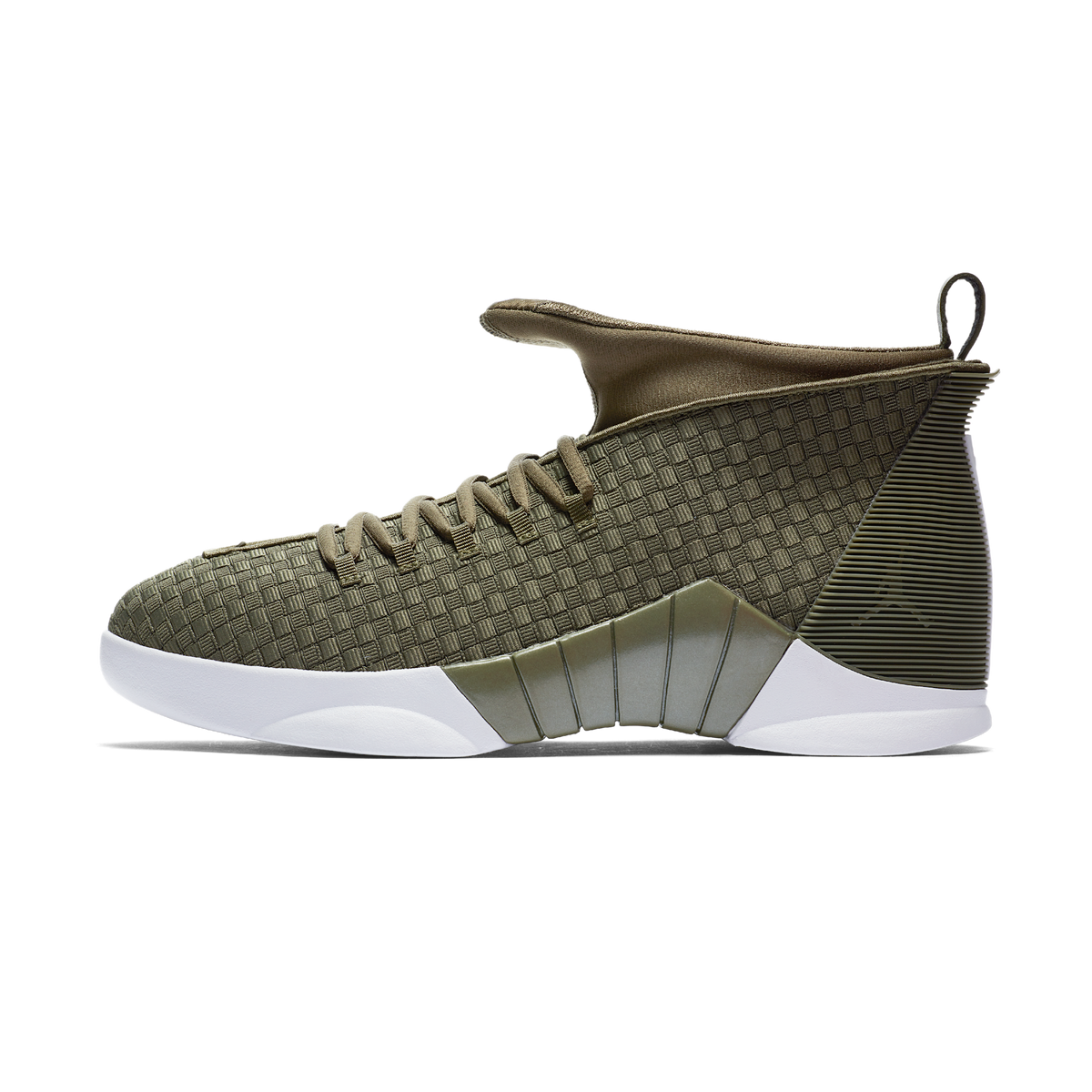 Jordan 15 Retro PSNY Woven Olive