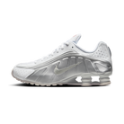 Nike Shox R4 White Bright Crimson Metallic Silver