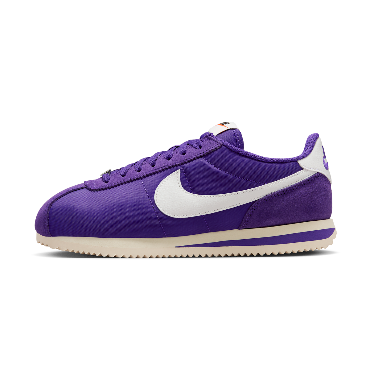 Nike Cortez Textile Field Purple Alabaster Safety Orange Summit White (Women's) | DZ2795-500