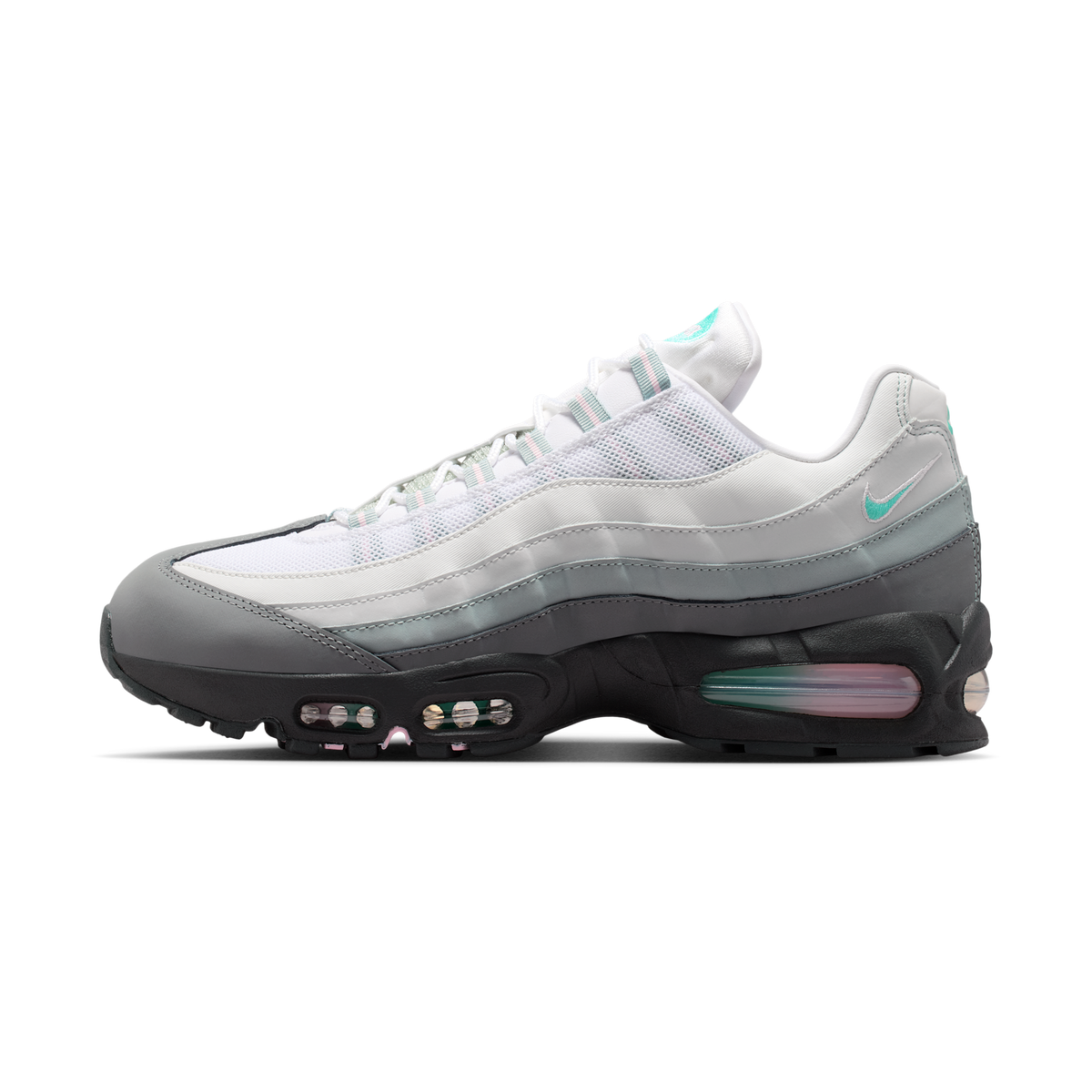 Nike Air Max 95 Big Bubble White Hyper Turquoise Pink Foam