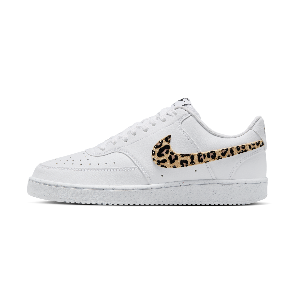 Nike Court Vision Low SE White Leopard Swoosh (Women's) | IM7646-100