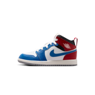 Jordan 1 Mid True Blue Varsity Red (PS)