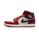 Jordan 1 Mid Redstone Midnight Green