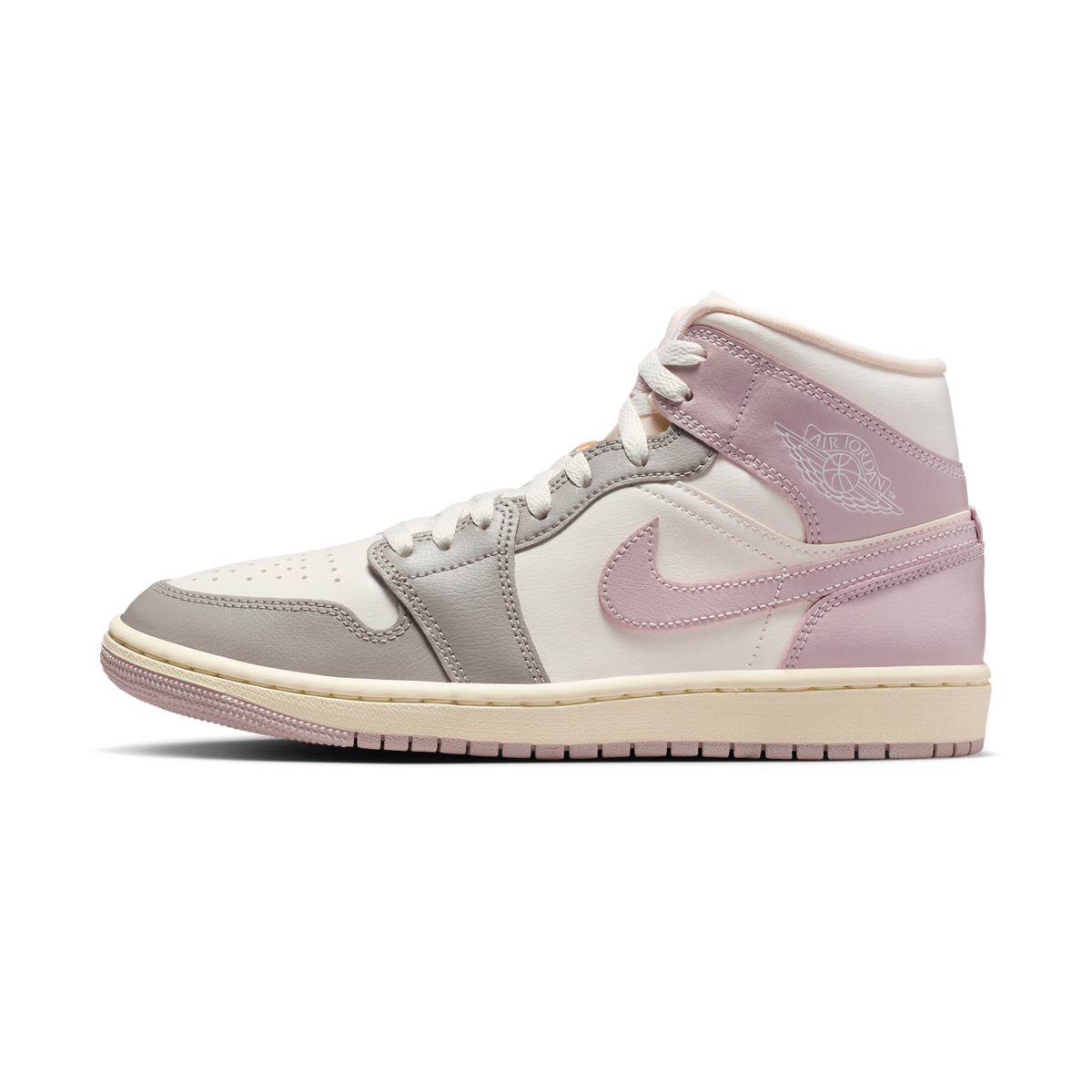 Jordan 1 Mid Enigma Stone Particle Rose (Women's)