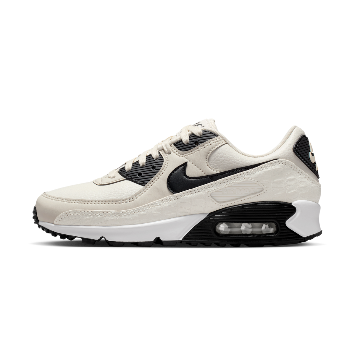 Nike Air Max 90 Sail Croc Print Phantom Black (Women's)