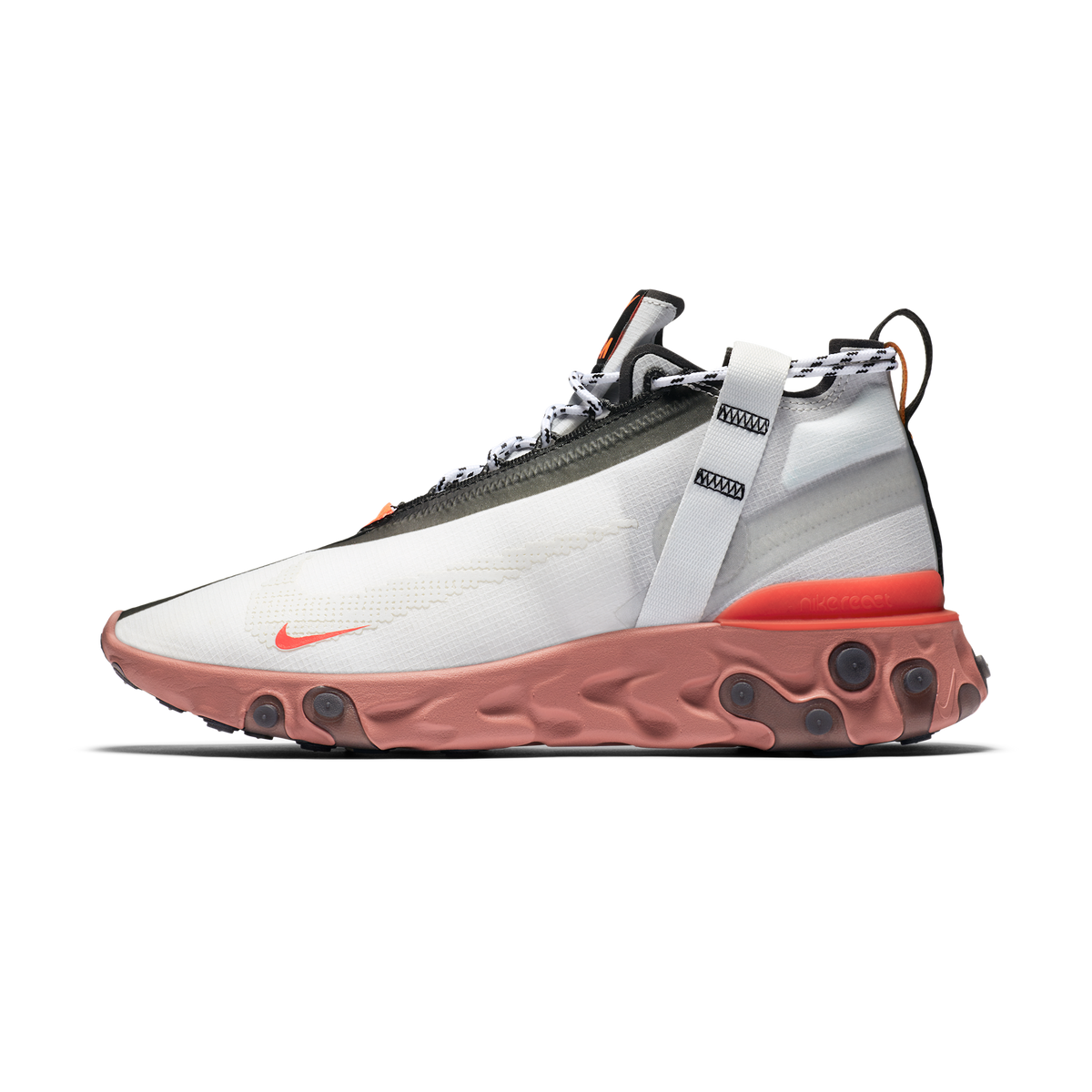 Nike React Runner Mid WR ISPA White Light Crimson | AT3143-100