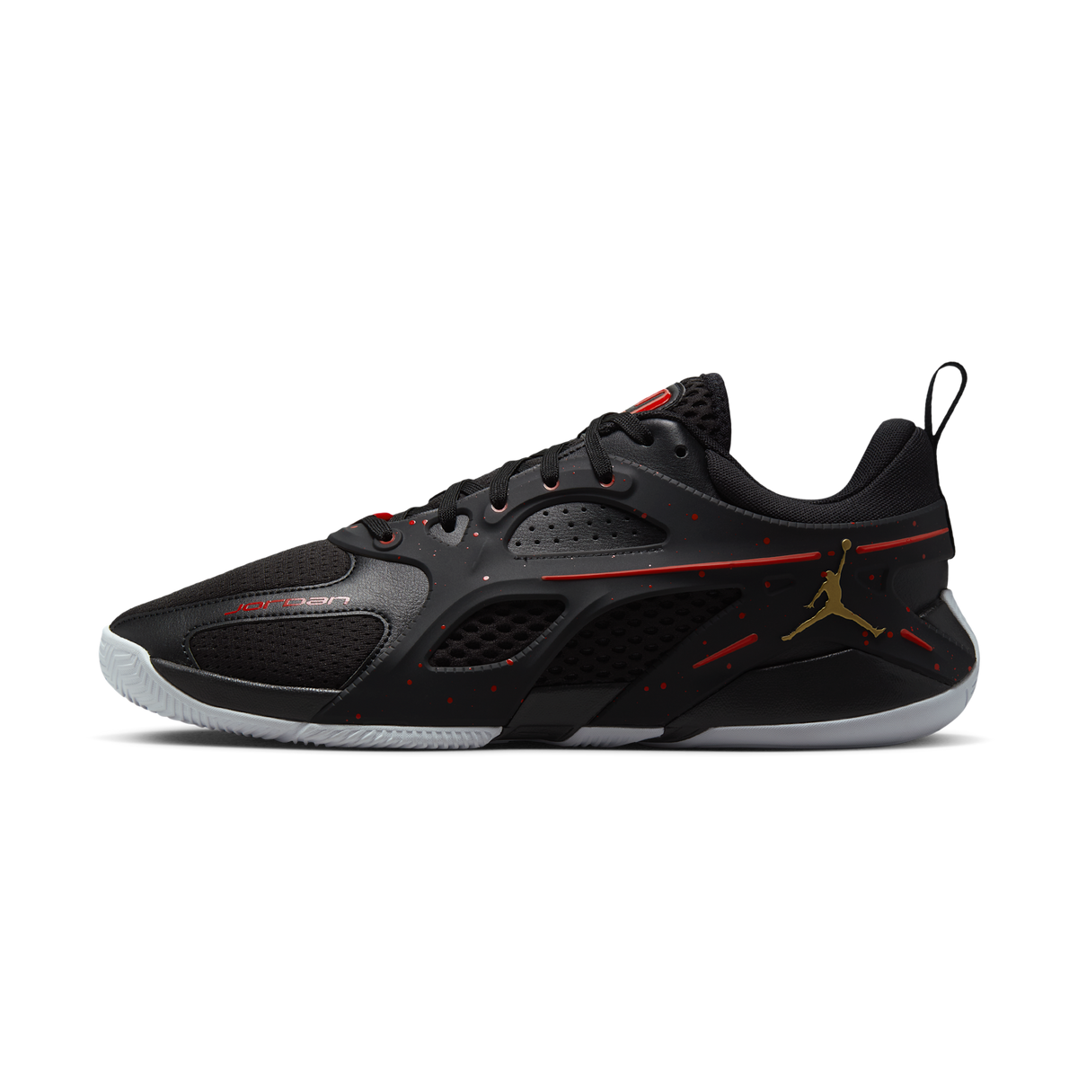 Jordan Heir Black Red Metallic Gold