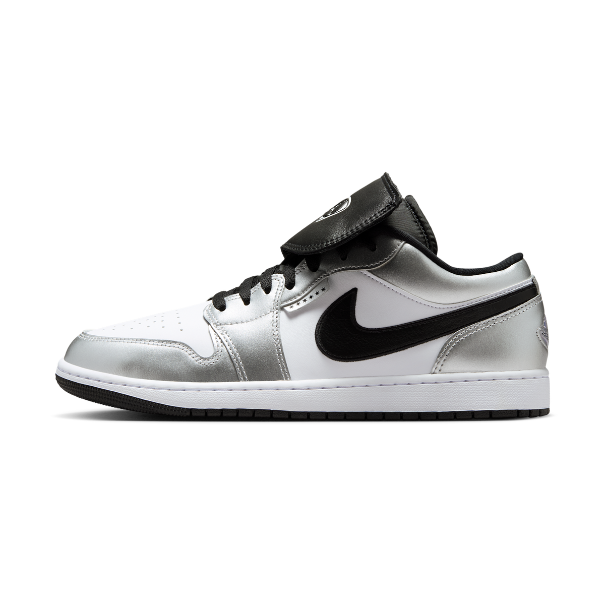 Jordan 1 Low SE Metallic Silver Tiempo
