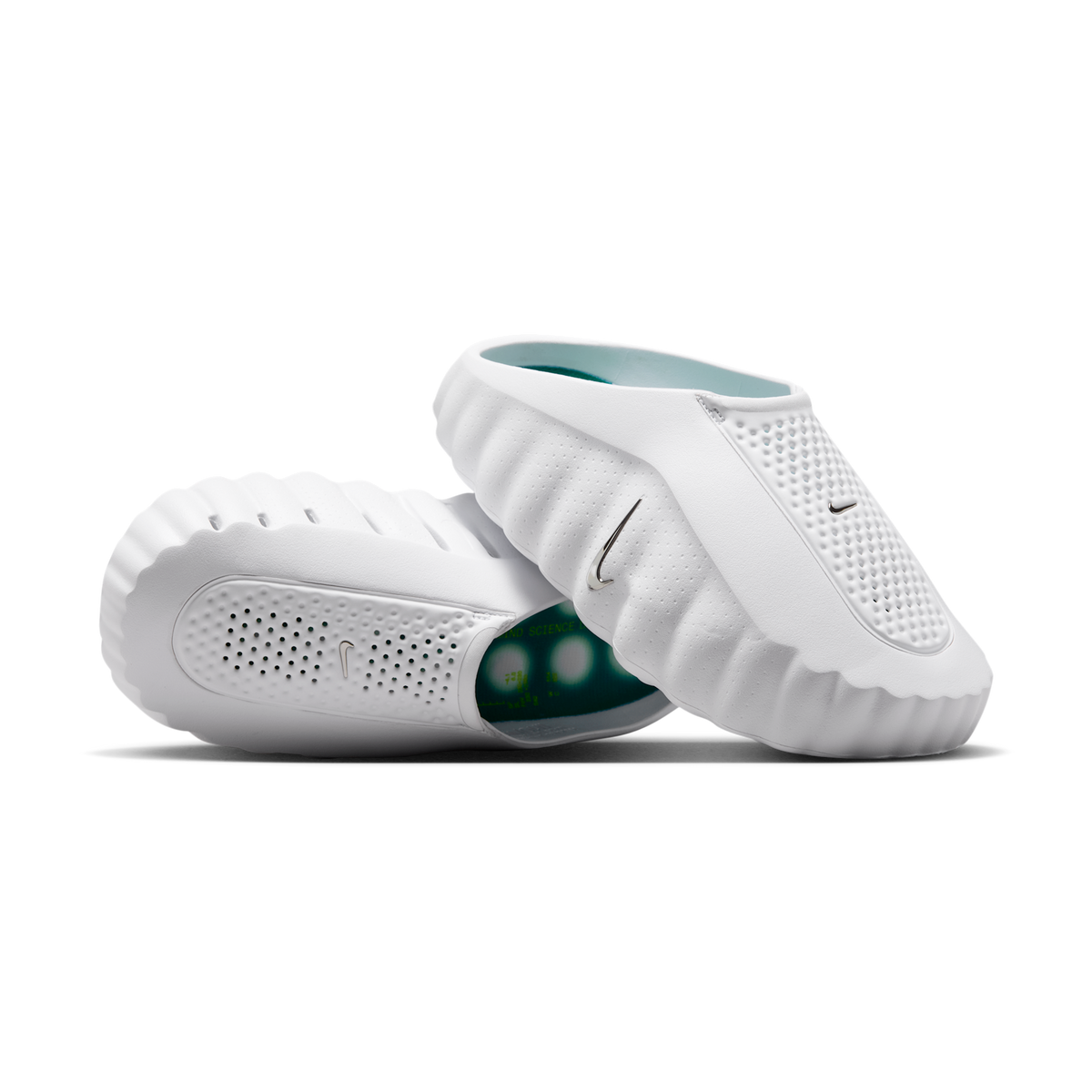 Nike Mind 001 Slide White Metallic Silver