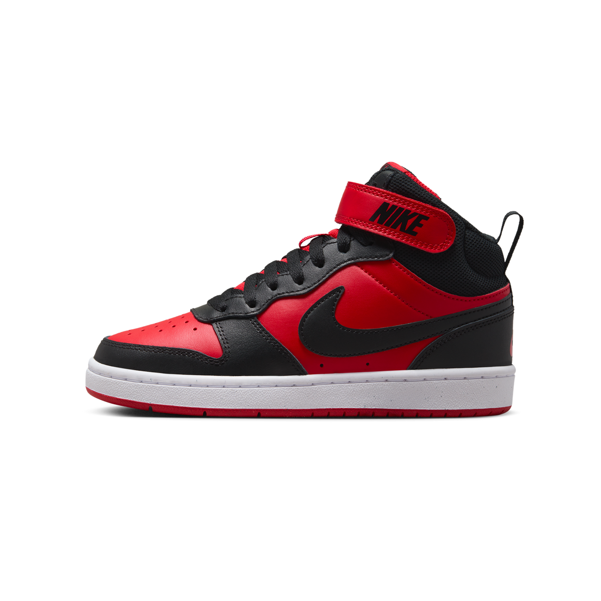Nike Court Borough Mid 2 University Red White Black (GS)