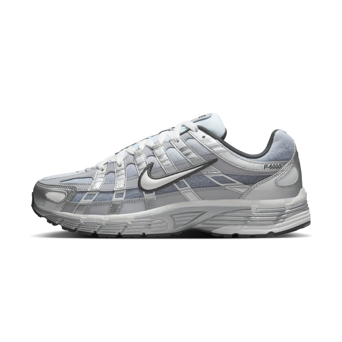 Nike P-6000 Metallic Silver Summit White-Wolf Grey