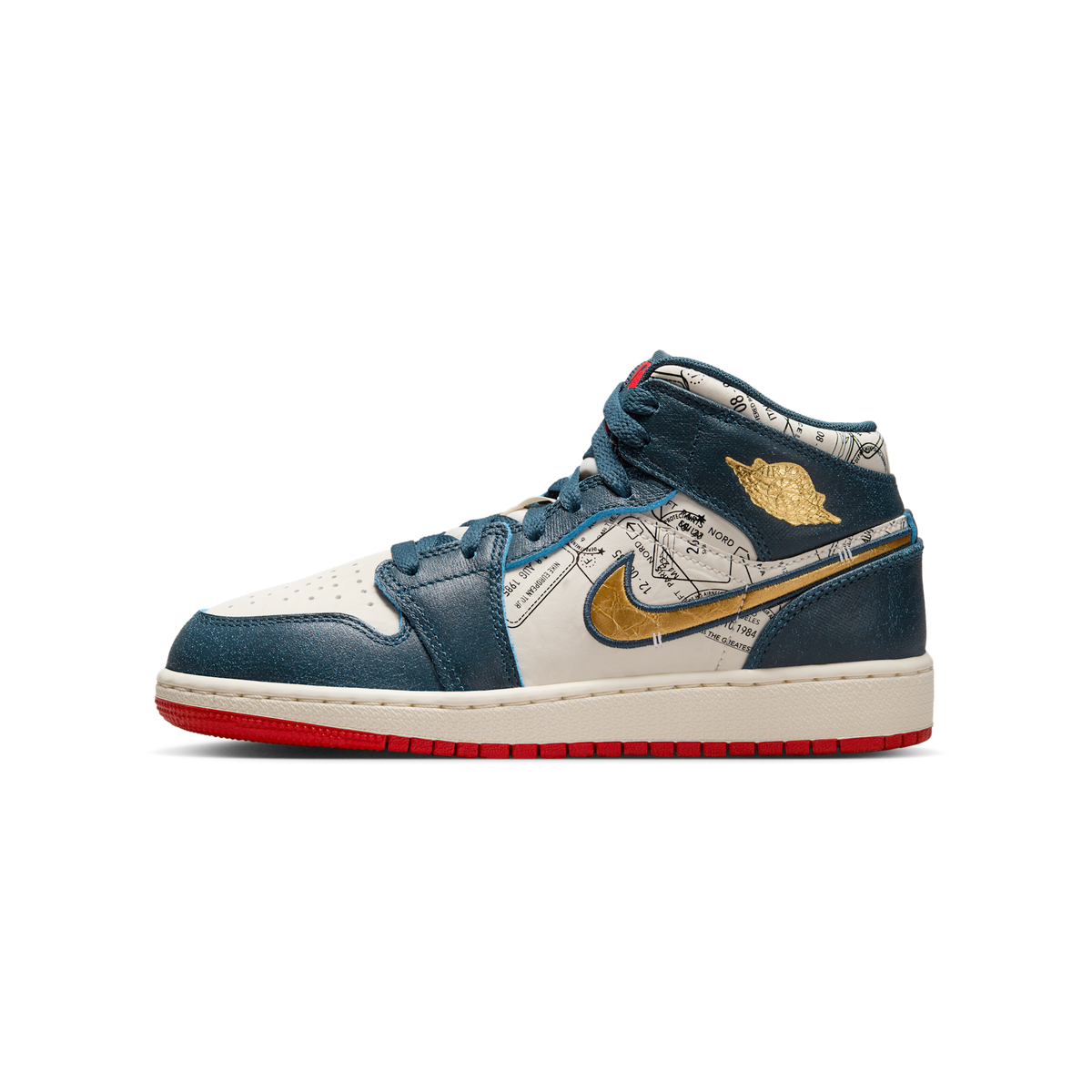 Jordan 1 Mid SE Take Flight Gold Swoosh (GS)