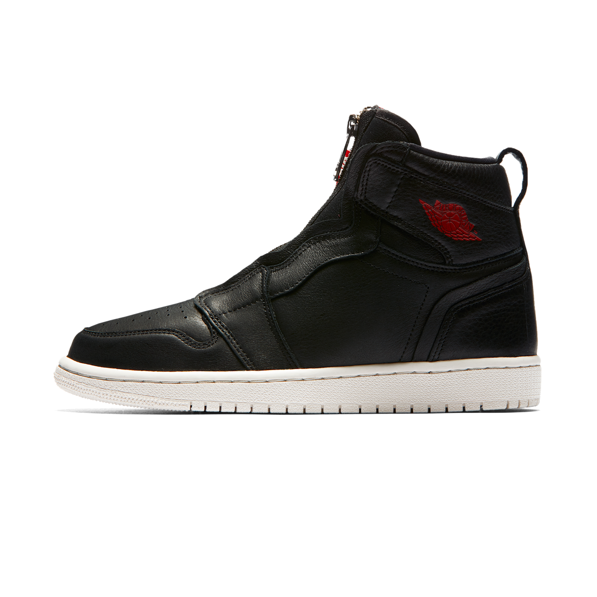 Jordan 1 Retro High Zip Black Gym Red Phantom (Women's)