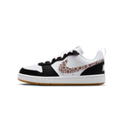 Nike Court Borough Low Black White Leopard Swoosh (GS)