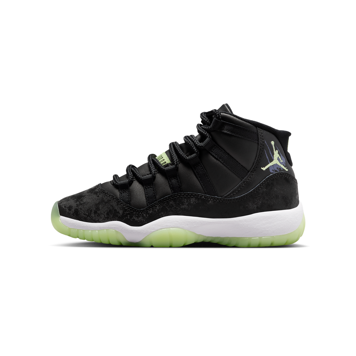 Jordan 11 Retro Black Barely Volt (GS)