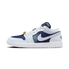 Jordan 1 Low SE Football Grey White Gym Red Midnight Navy (Women's)