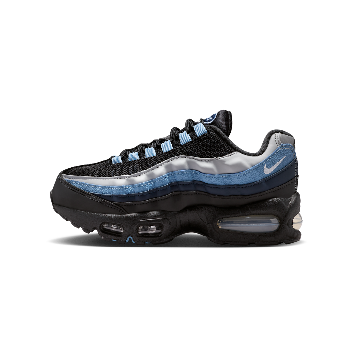 Nike Air Max 95 Black Smoke Grey Work Blue (GS)