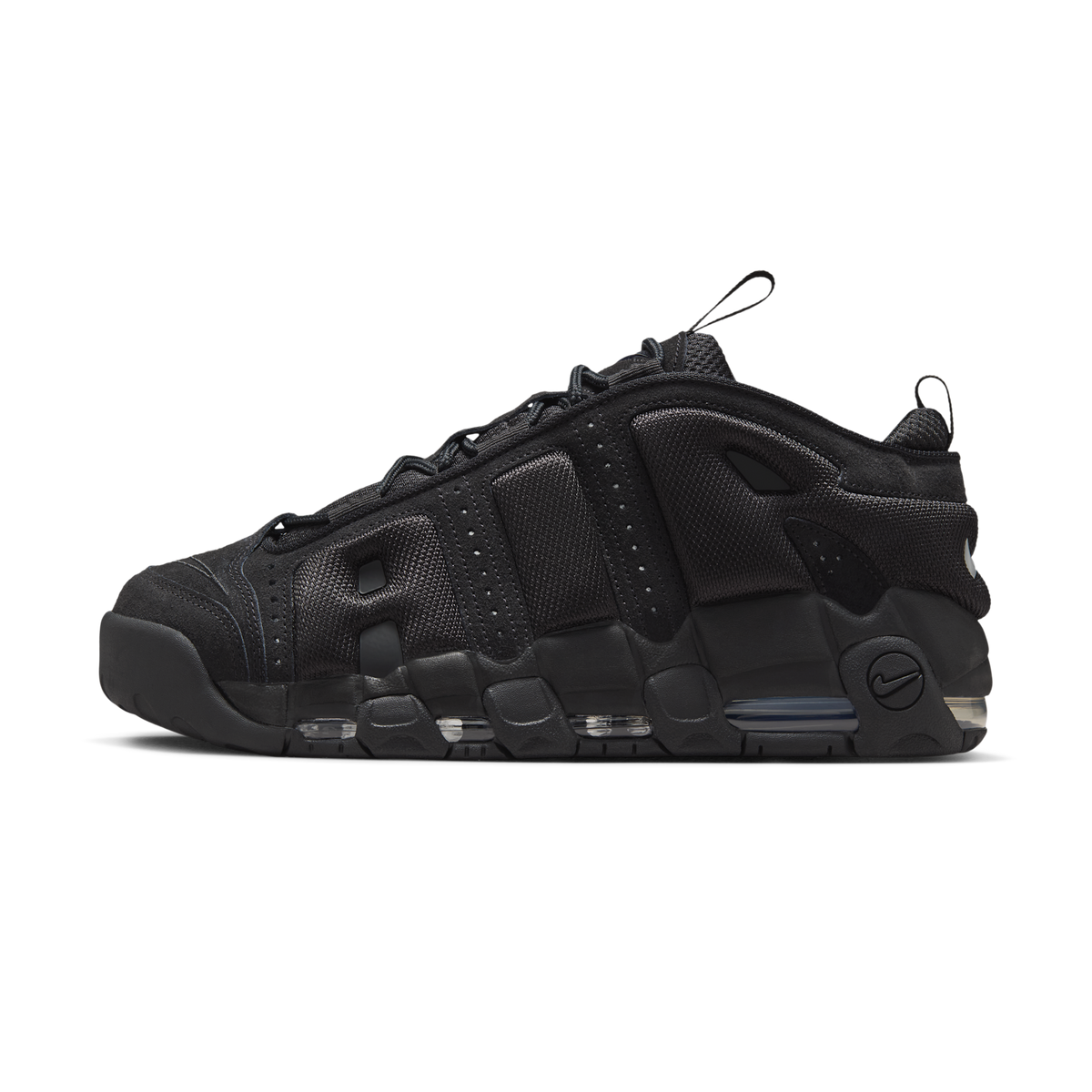 Nike Air More Uptempo Low Triple Black