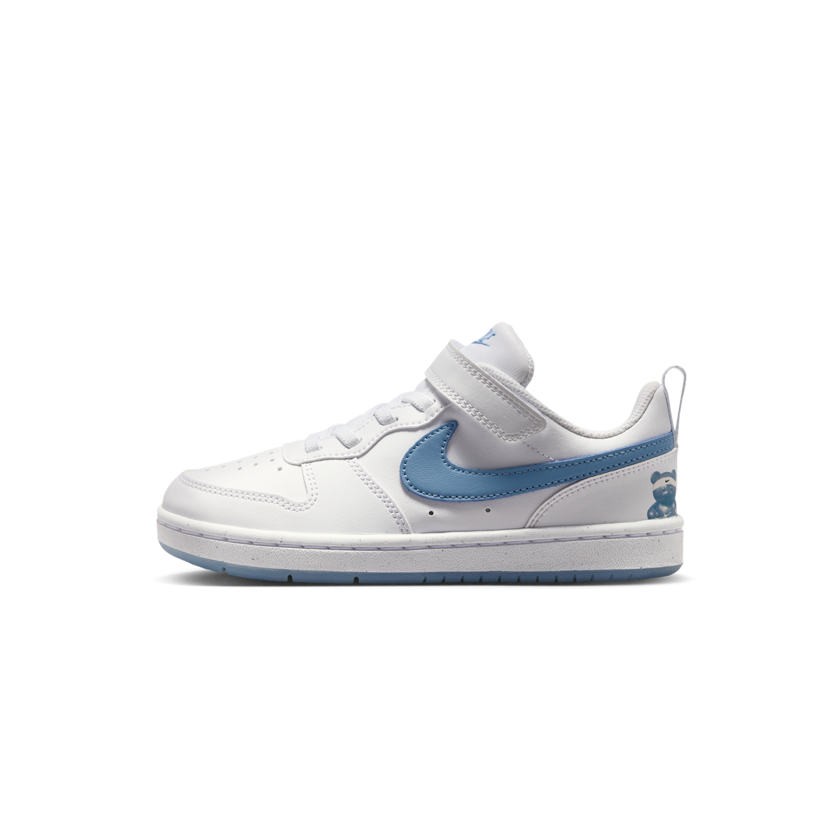 Nike Court Borough Low White Work Blue (PS)