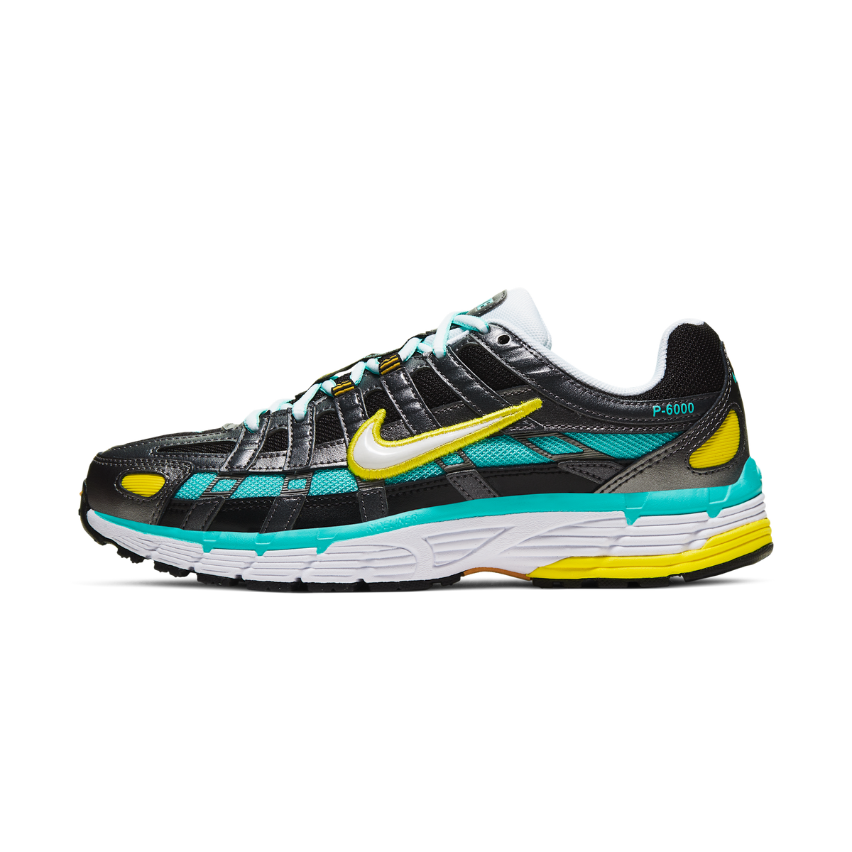 Nike P-6000 Black Teal Yellow (Women's)