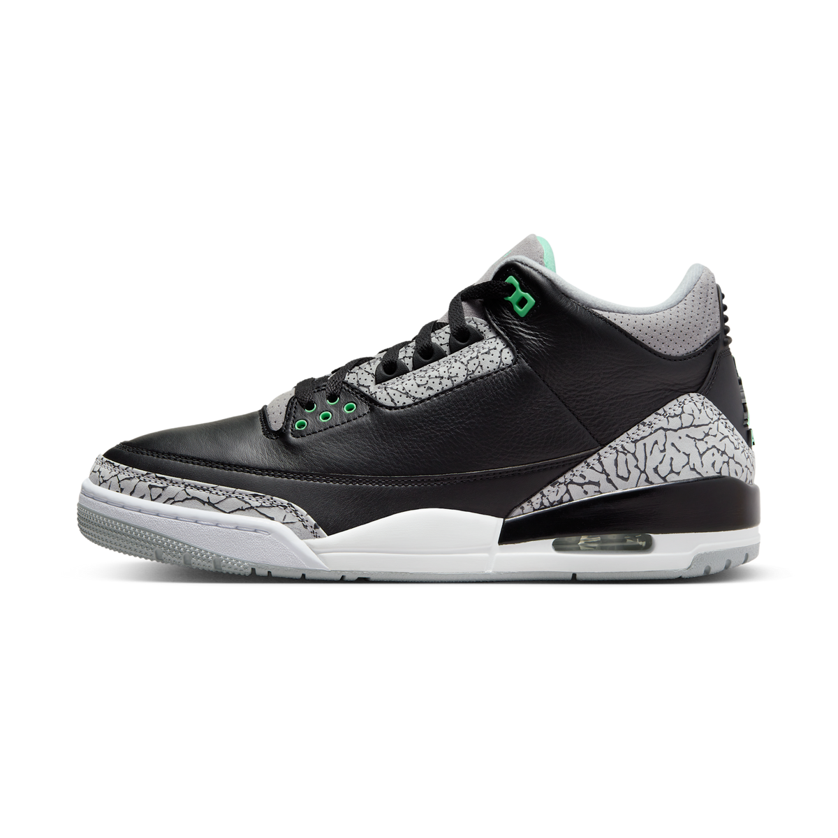 Jordan 3 Retro Green Glow