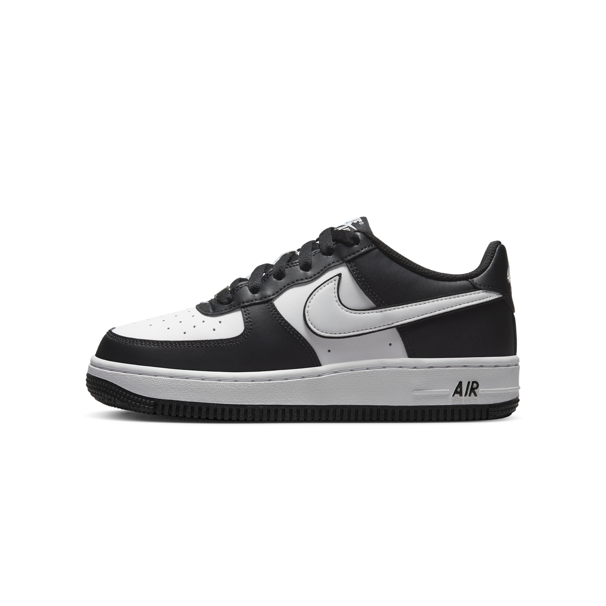 Nike Air Force 1 Low LV8 2 White Swoosh Panda (GS)