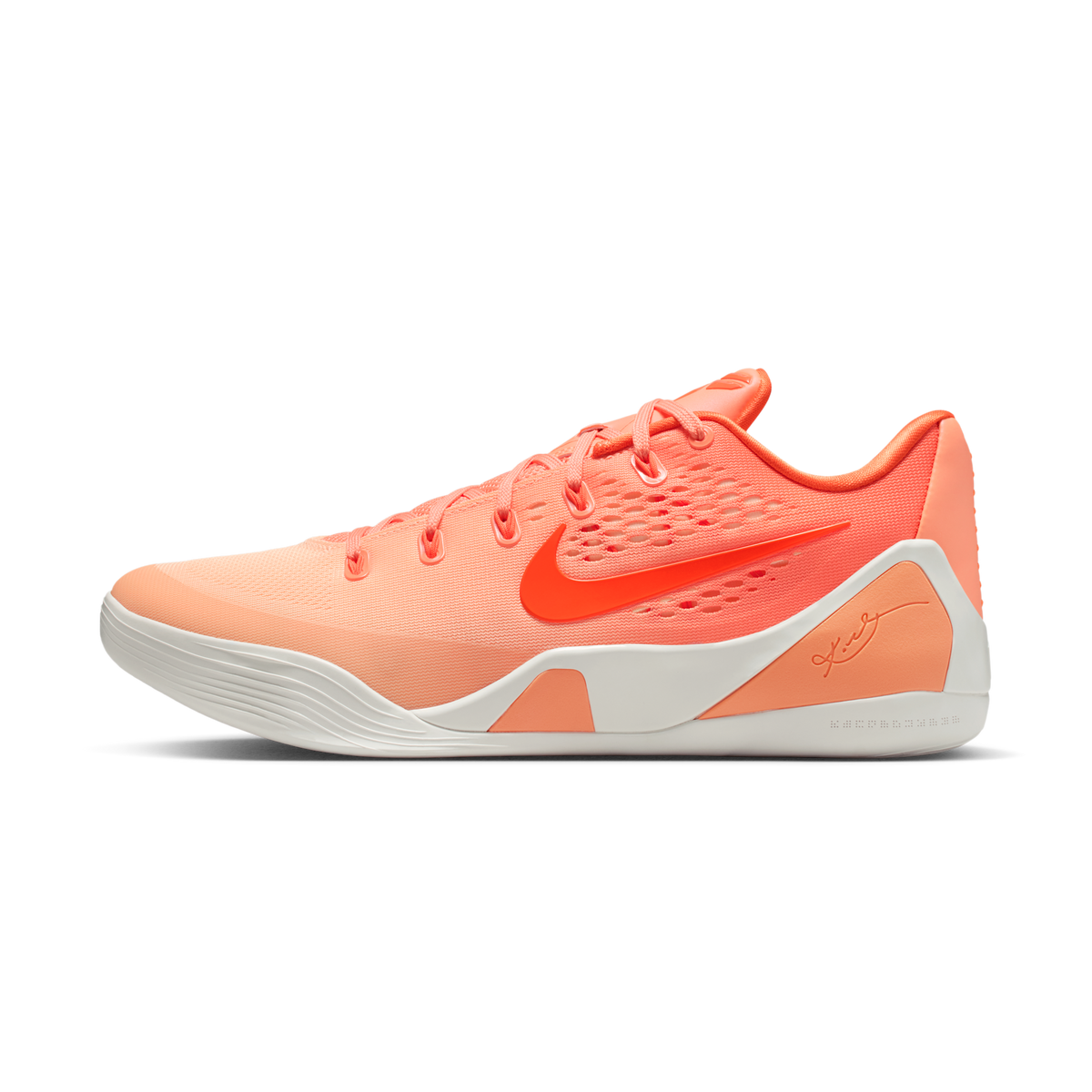 Nike Kobe 9 Low Protro Orange Frost Brilliant Orange Summit White Ice Peach